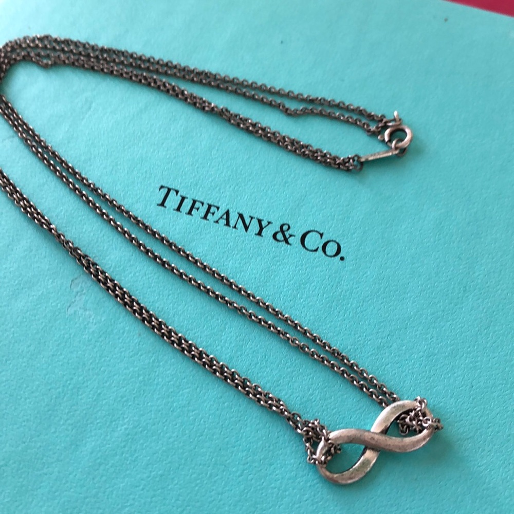 Tiffany & Co. infinity necklace sterling silver